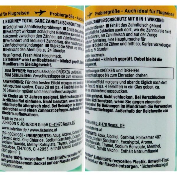 Apa de gura Listerine Total Care 95ml