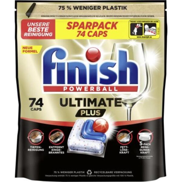 Finish Tabs Powerball Ultimate Plus 74 bucati