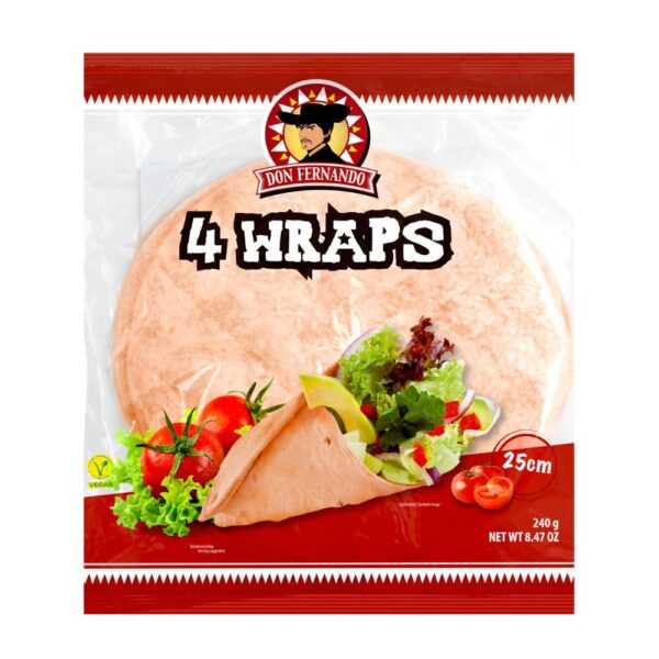 Tortillas din faina de grau cu tomate 240g