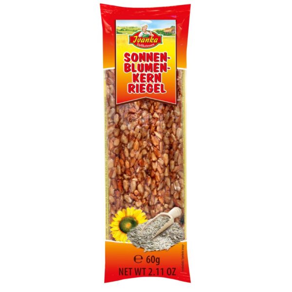 Baton cu seminte in caramel 60g