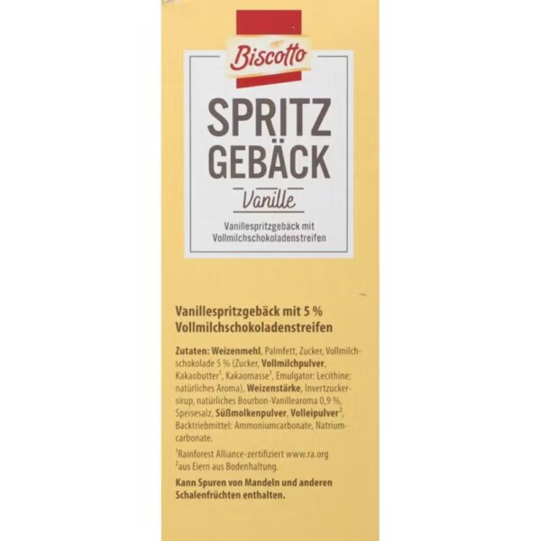 Biscuiti spritati Biscotto cu vanilie 300g