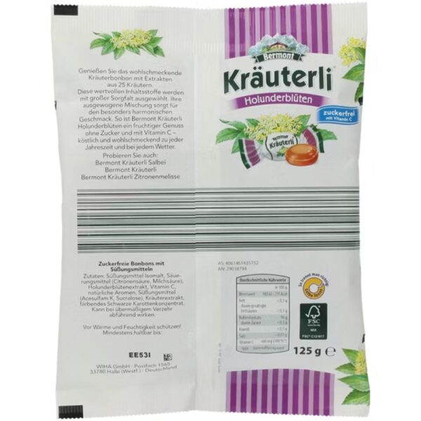 Bomboane Krauterli Soc 125g