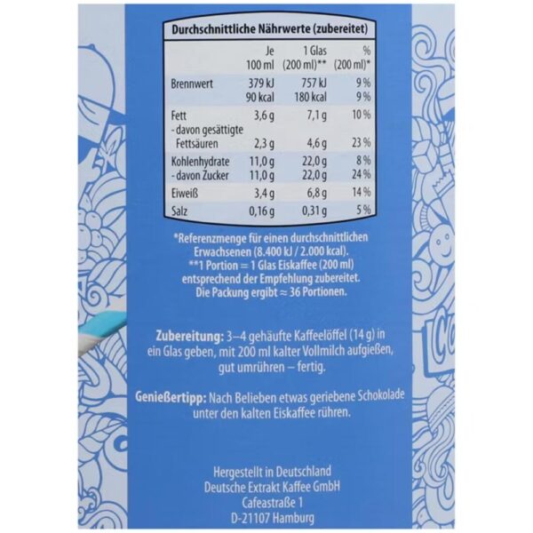 Cappuccino Amaroy Eiskaffee(b) 500g