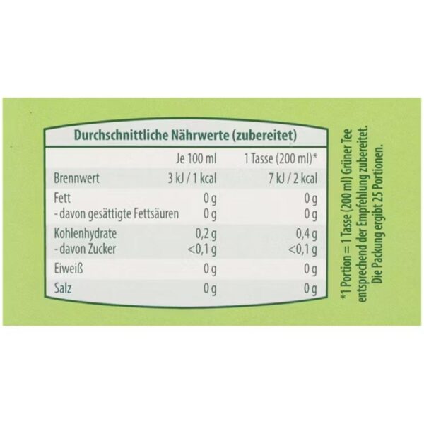 Ceai verde cu vanilie Westcliff 25 plicuri