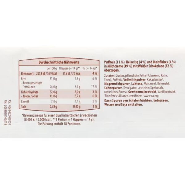 Choceur Star Crunchy Weisse Happen 250g
