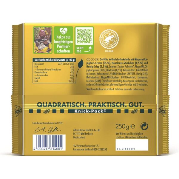 Ciocolata Ritter Sport Olympia 100g