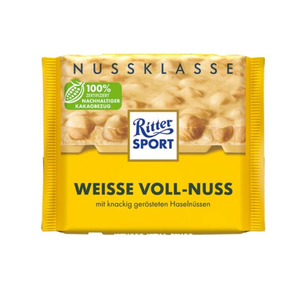 Ciocolata Ritter Sport Weisse-Nuss 100g