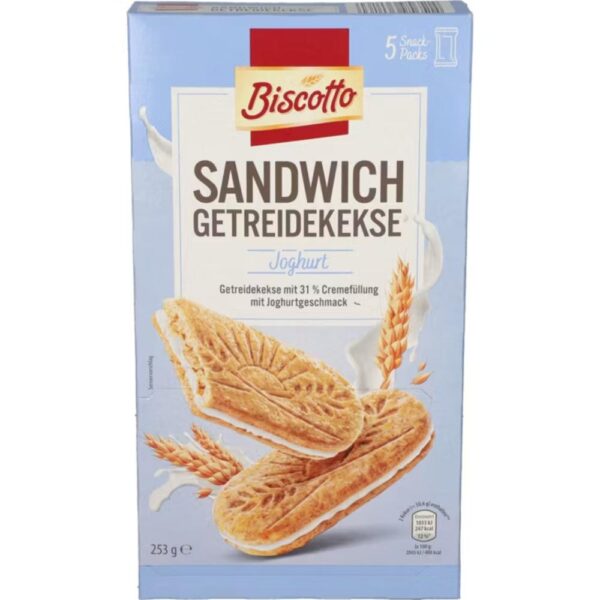 Eugenii Biscotto cu crema de iaurt 253g