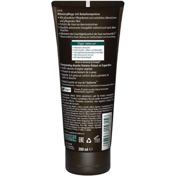 Gel dus Kneipp ginseng si ghimbir 200ml