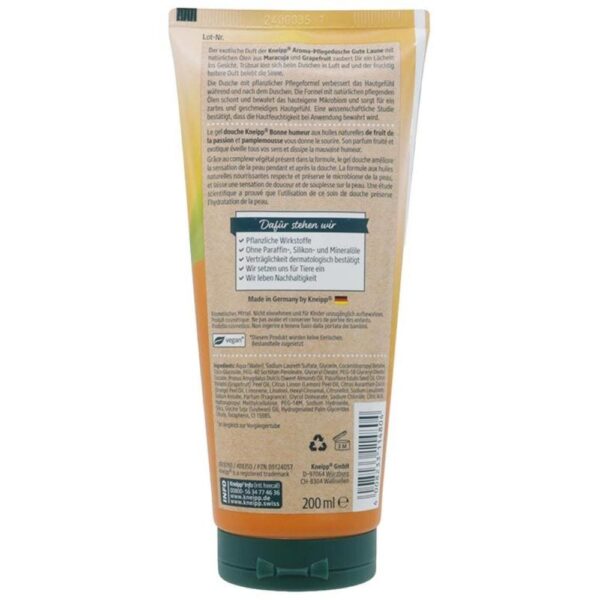 Gel dus Kneipp maracuja si grapefruit 200ml(a)