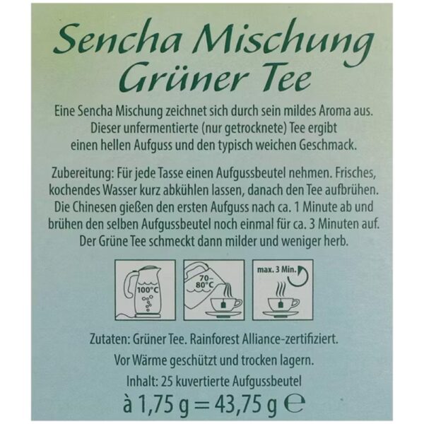 Westcliff amestec de ceai verde 25 plicuri