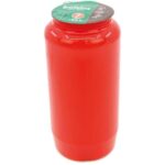 Candela 7 zile rosie 14x6cm