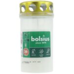 Candela alba cu capac 11x5.5cm