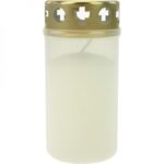 Candela cu capac alba