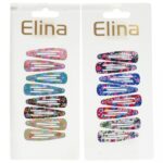 Clipsuri flori Elina 8buc