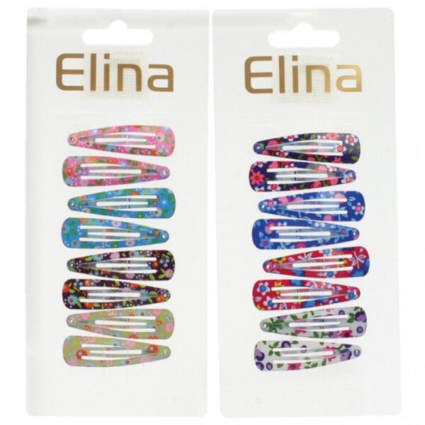 Clipsuri flori Elina 8buc