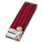 Set lumanari Bolsius rosii 4buc