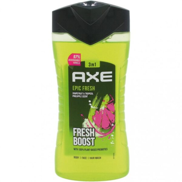 Gel de dus AXE 3in1 Epic Fresh 250ml