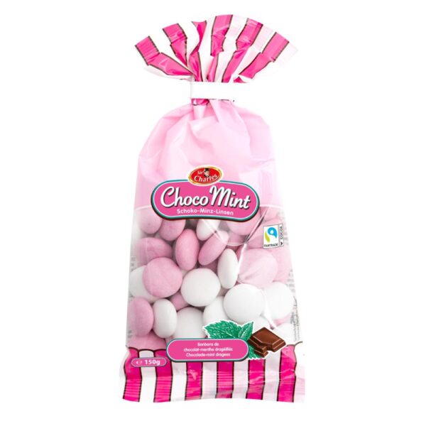 Drajeuri ciocolata si menta 150g