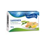 Sardine Excelsior in ulei fara piele 125g