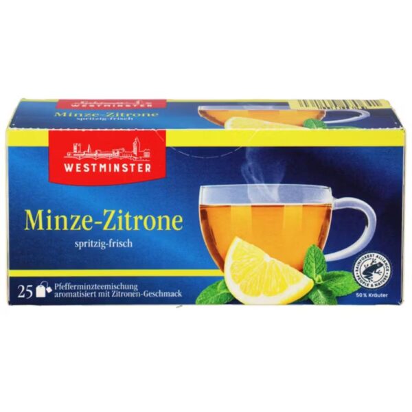 Ceai Westminster Minze Zitrone 25 plicuri