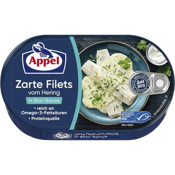 File Hering Appel in crema hrean 200g