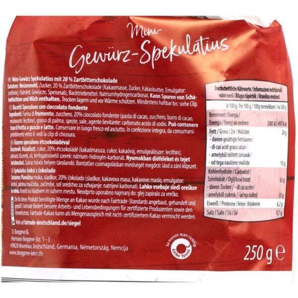 Mini biscuiti Schoko Spekulatius 250g(1)