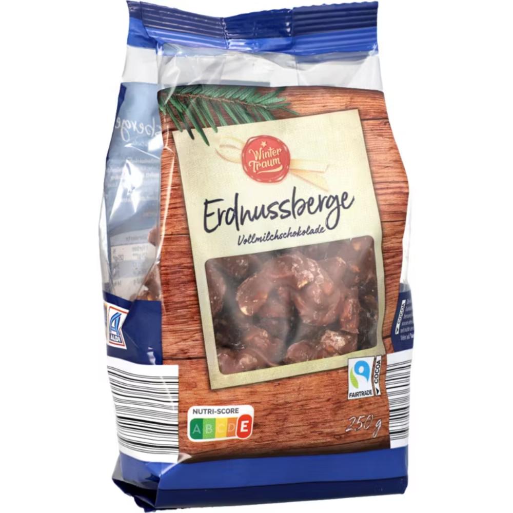 WT arahide in ciocolata cu lapte 250g