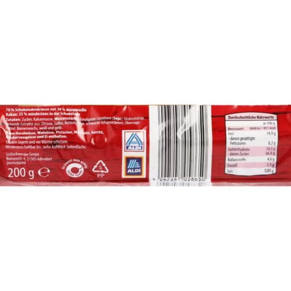 Winter Traum coronite ciocolata lapte 200g(a)