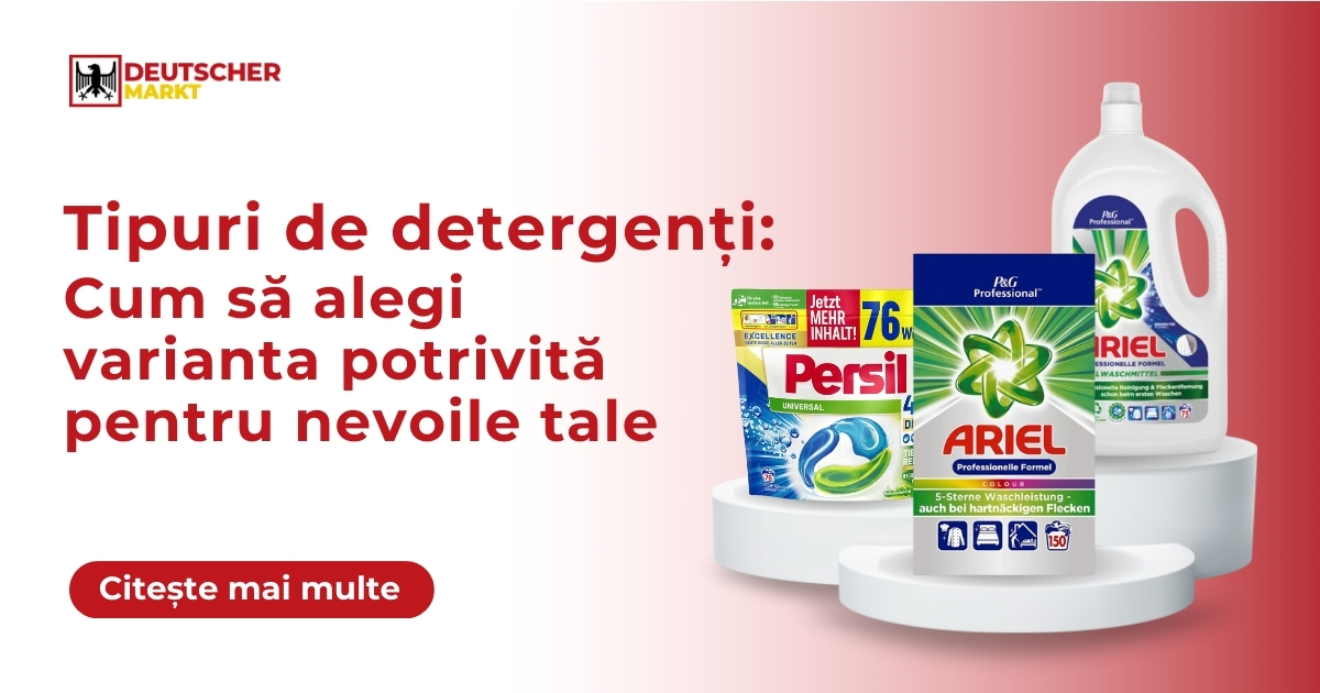 Tipuri de detergenți: Cum să alegi varianta potrivită pentru nevoile tale 1 tipuri de detergenti
