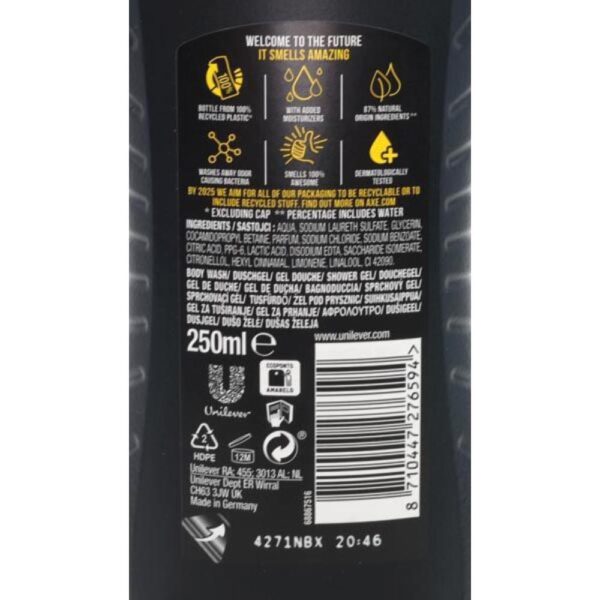Gel de dus AXE 3in1 Alaska 250ml