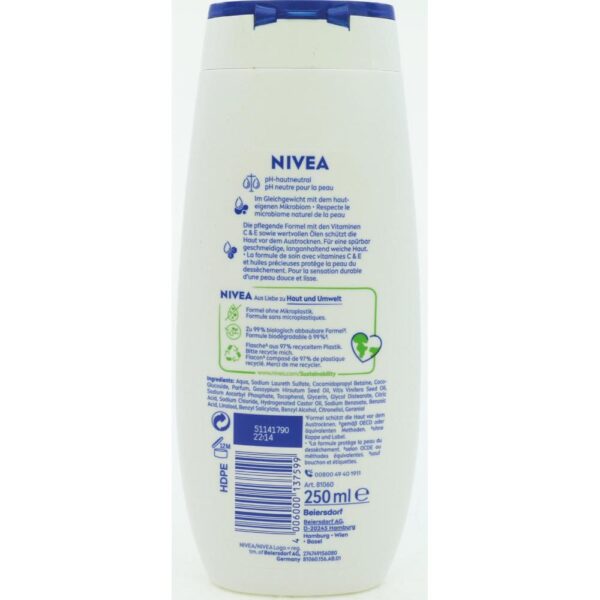 Gel de dus Nivea Cashmere 250ml(a)