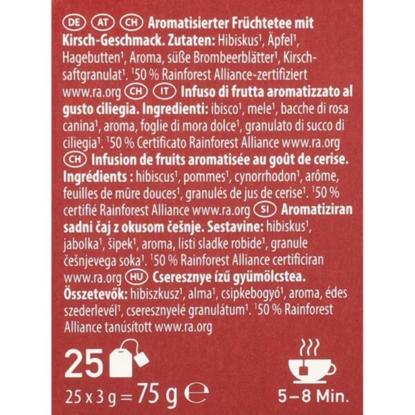 Ceai Westminster Kirsche 25 plicuri(a)