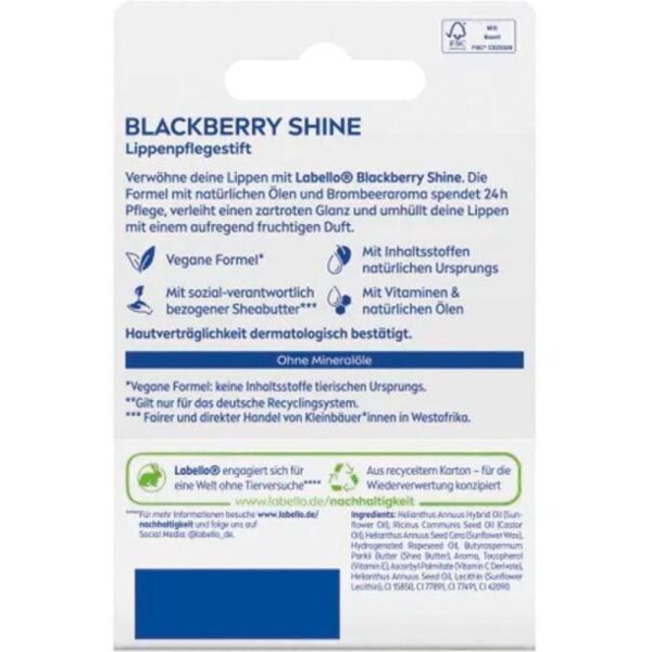 Lips kiss Labello blackberry 5.5ml(a)