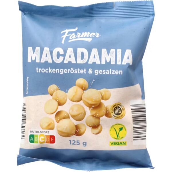 Nuci Macadamia Farmer 125g
