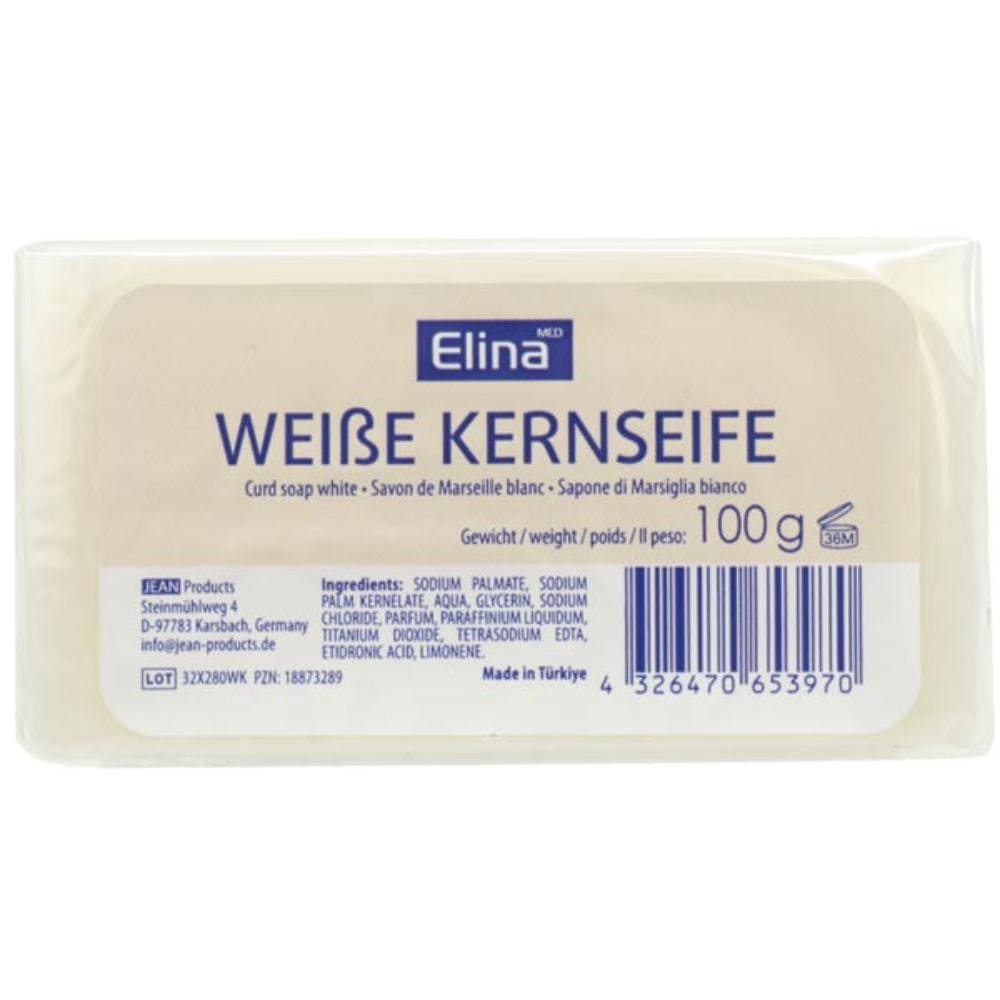 Sapun ElinaMed pur alb 100g