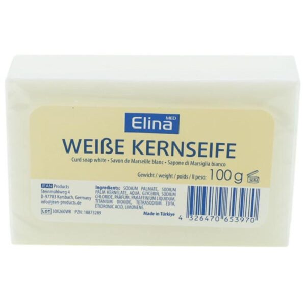 Sapun ElinaMed pur alb 100g