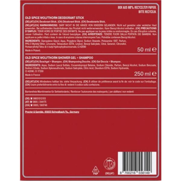 Set cadou Old Spice Wolfthorn 300ml(a)