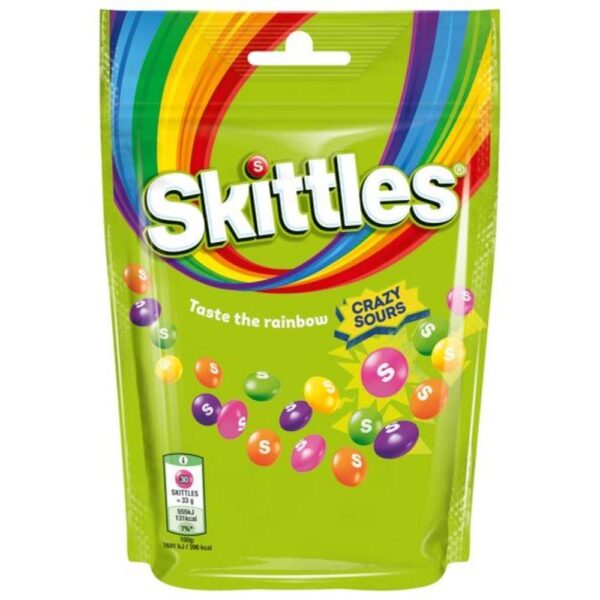 Skittles Crazy Sours, 136g
