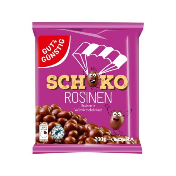 Stafide in ciocolata Gut und Gunstig 200g