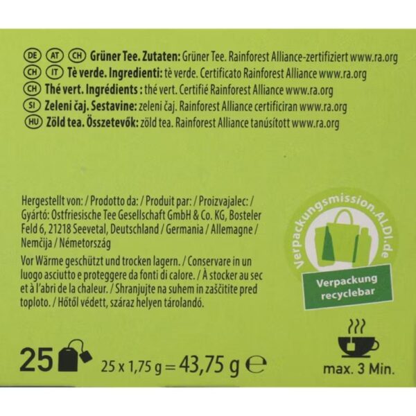 Ceai Westminster Gruner Tee 25 plicuri(a)