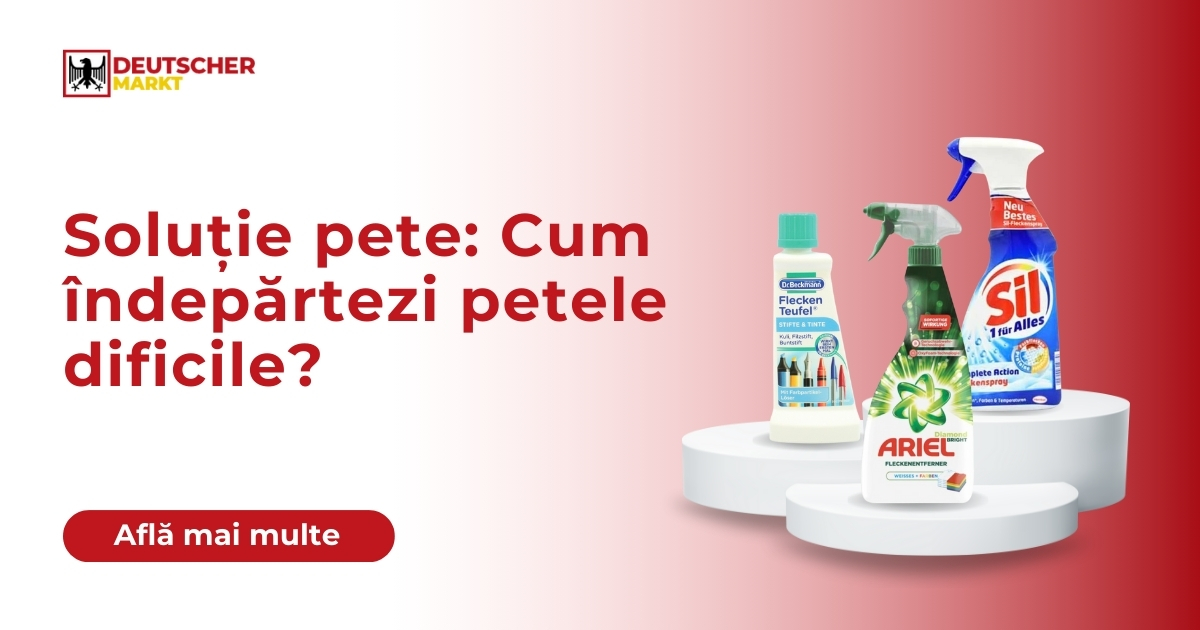 Soluție pete: Cum îndepărtezi petele dificile? 1 solutie pete