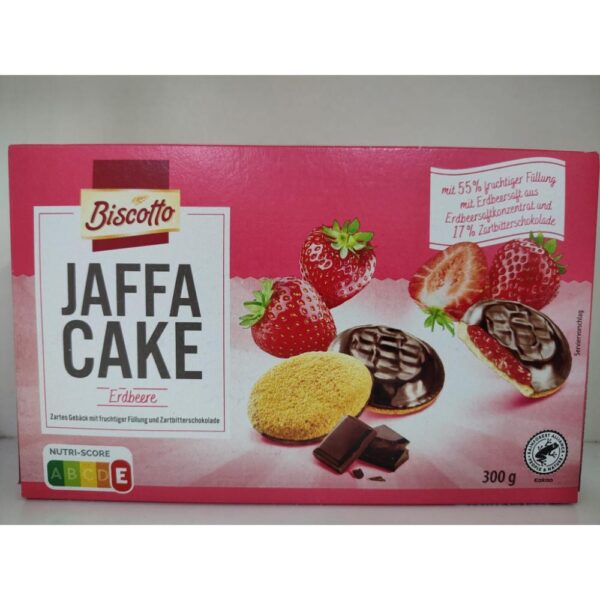 Biscuiti sandwich cu capsune 300g