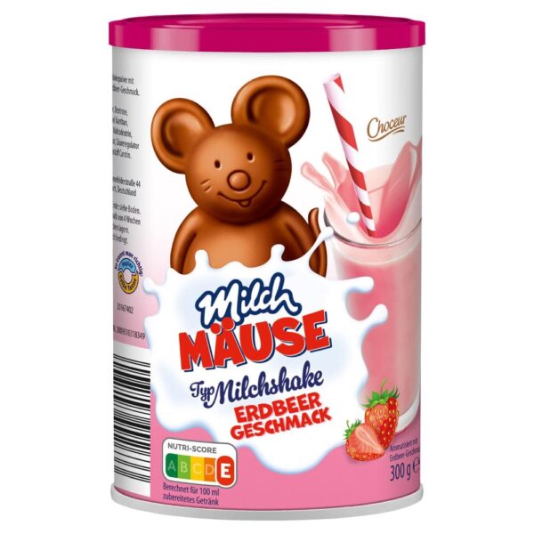 Milch Mause shake erdbeer 300g