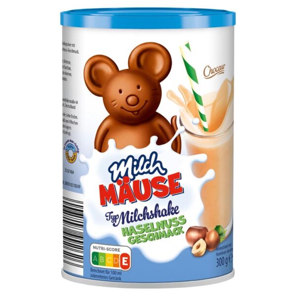 Milch Mause shake haselnuss 300g