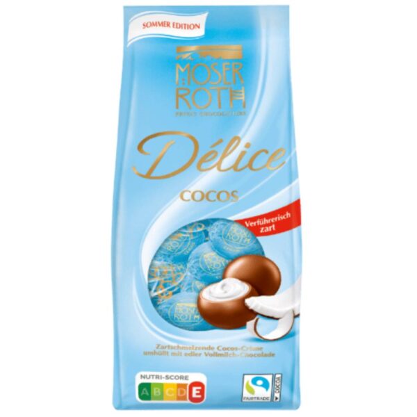 Moser Roth praline Sommer Cocos 140g