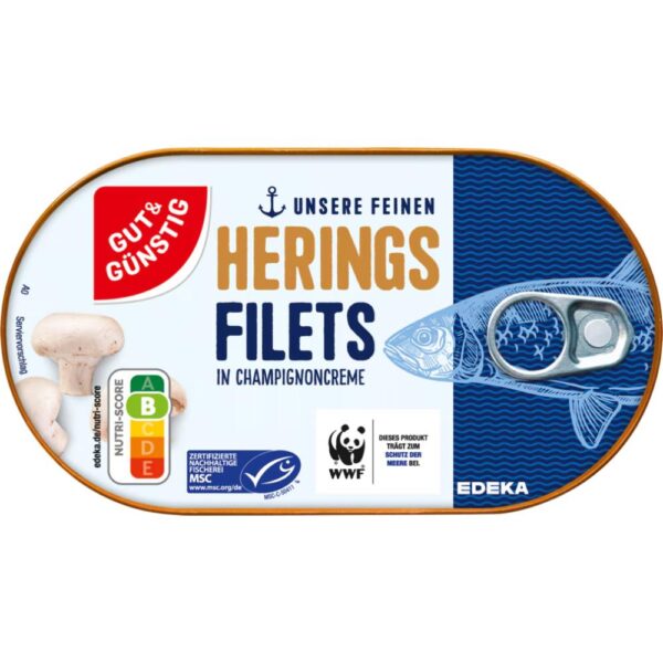 G&G File Hering cu ciuperci 200g