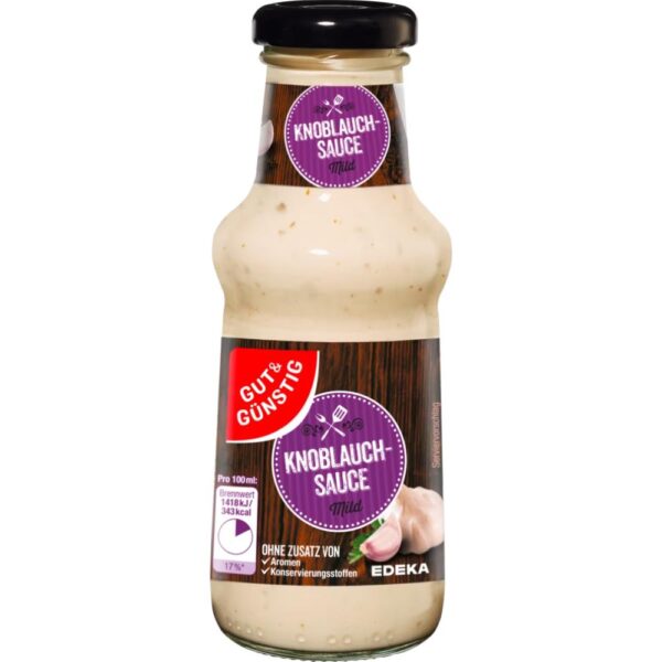 Gut&Gunstig sos de usturoi 250ml