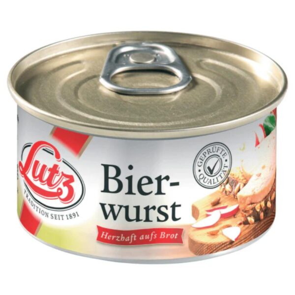 Pate Bierwurst Lutz 125g
