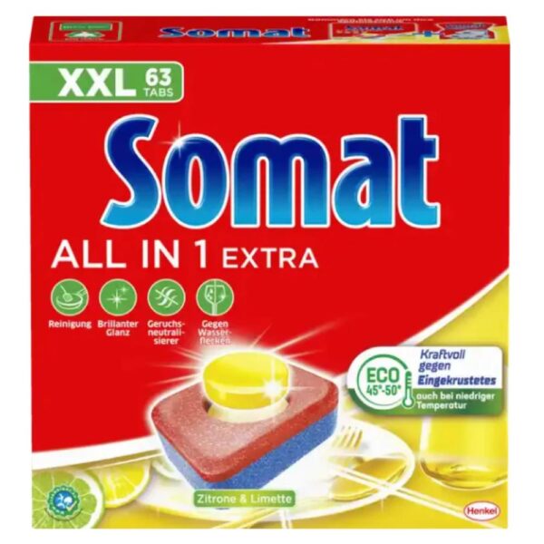 Somat Zitrone Limette Tabs 63 bucati